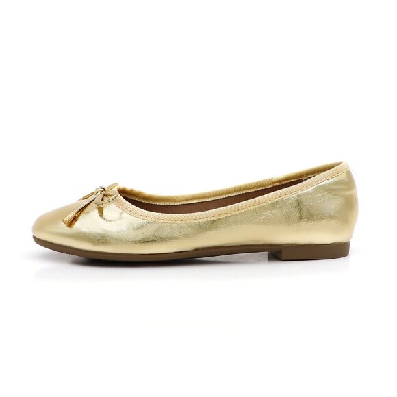 Women's Cushioned Insole Classic Bow Tie Ballerina Flat - Picture 7 of 10